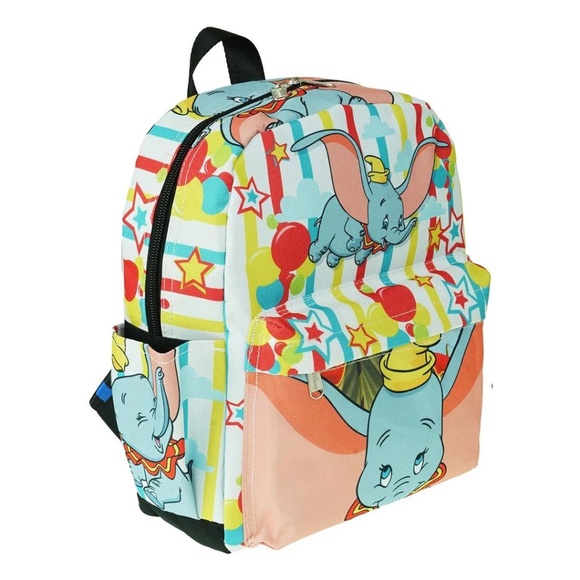 Disneys Classic Dumbo Flying Circus Adjustable Straps Mini ADULT Nylon Backpack - Picture 4 of 5